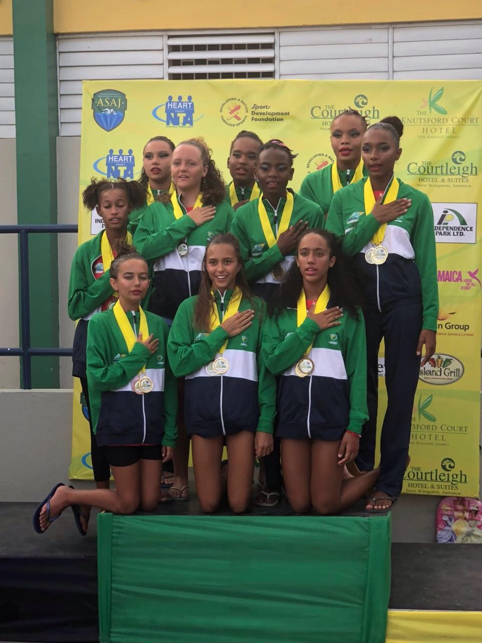 La natation artistique en or