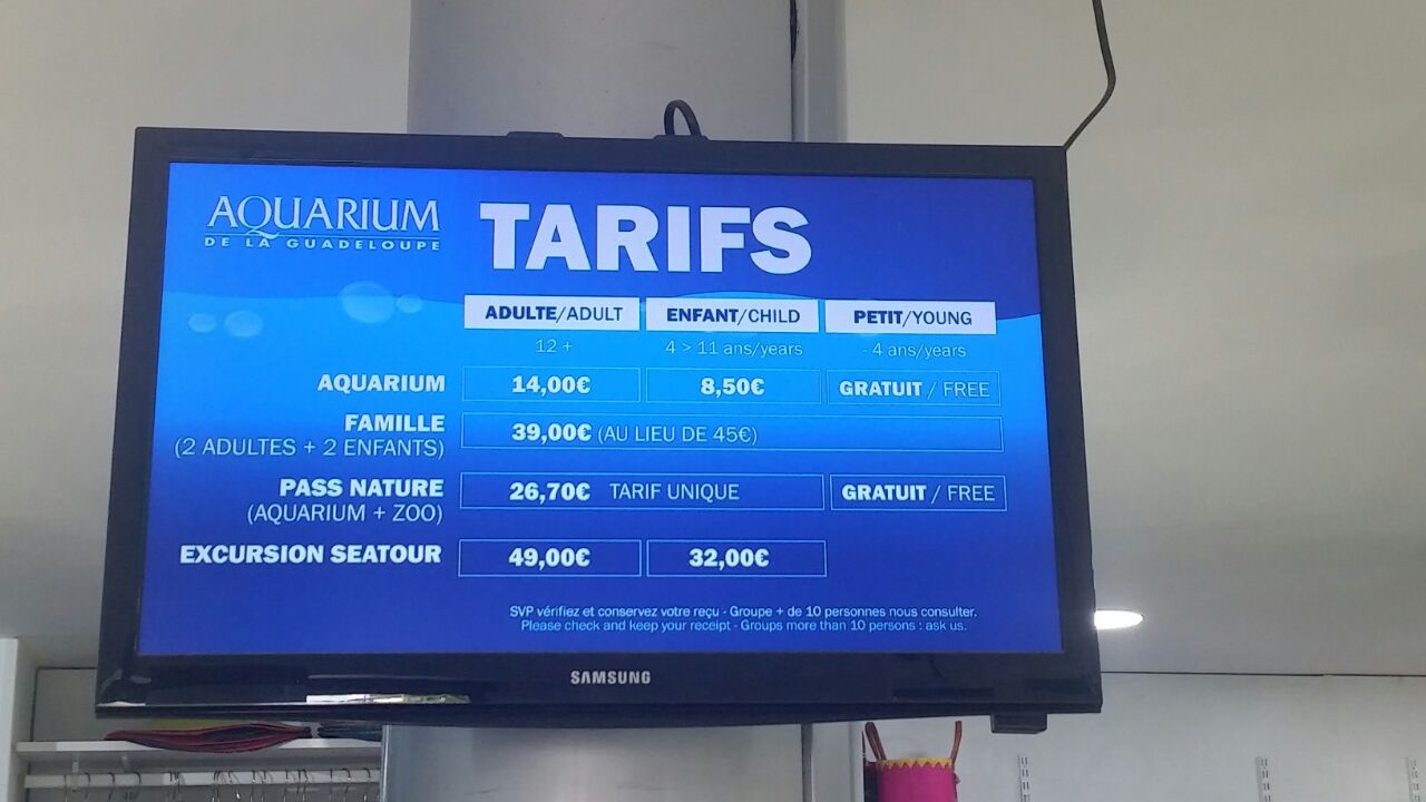 Les tarifs
