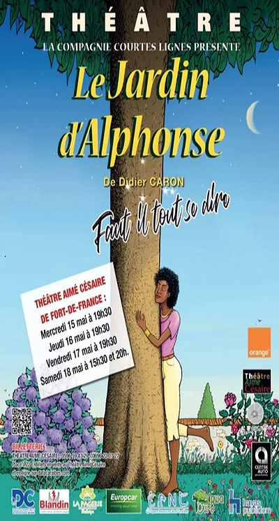 affiche le jardin d'Alphonse