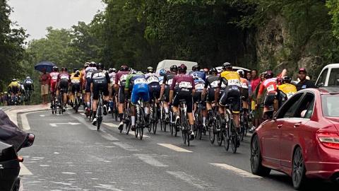 Peloton des coureurs