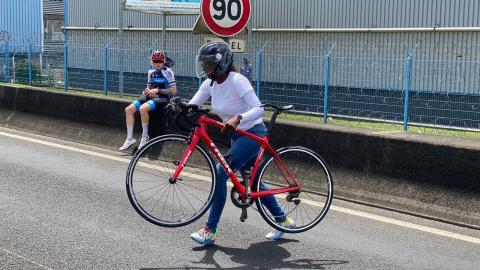 Peloton des coureurs