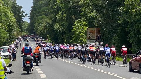 Peloton des coureurs