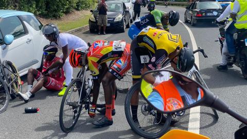 Peloton des coureurs