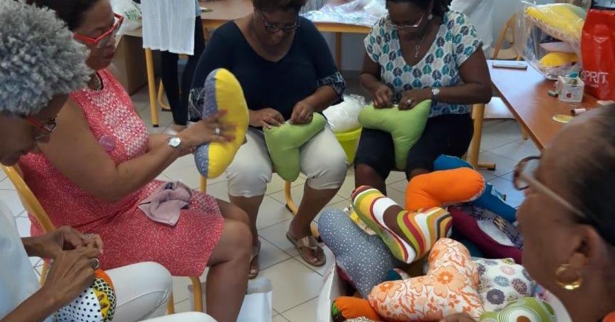 Les coussins du coeur des Amazones