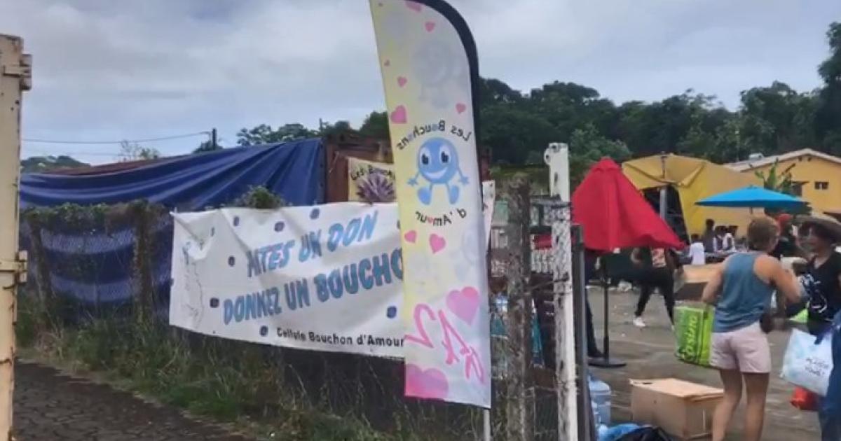 Une opération caritative de collecte de bouchons au Robert