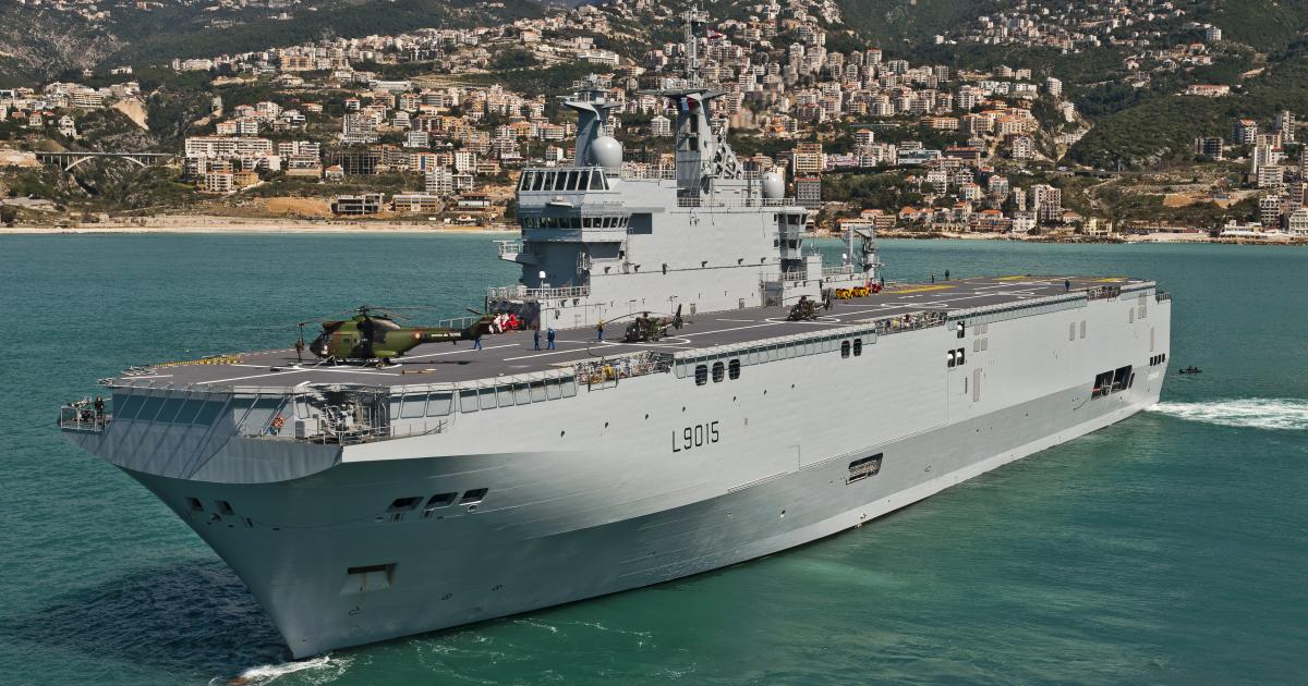 La France va déployer un porte-hélicoptère aux Antilles