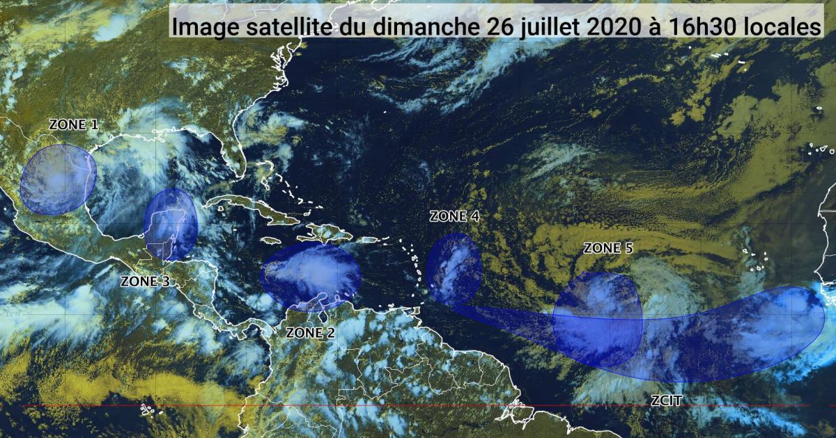 L'onde tropicale numéro 21 pourrait devenir une tempête ou un ouragan dans les jours à venir