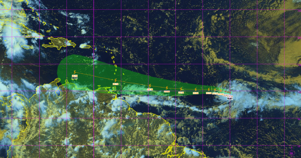 La dépression tropicale 7 continue sa progression vers l'Arc Antillais et se renforcera dans la journée