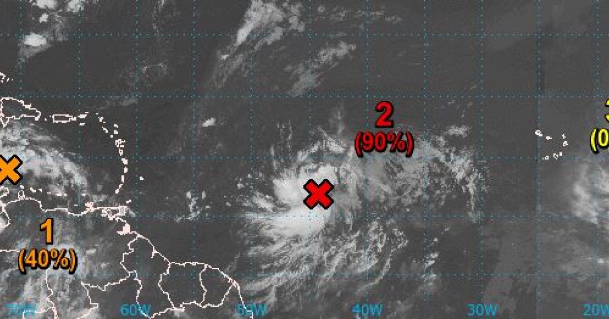     





L'onde tropicale située au milieu de l'Atlantique est toujours sous surveillance




