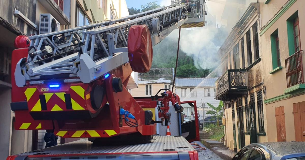 Une mère de famille et ses deux enfants blessés dans un incendie à Fort-de-France