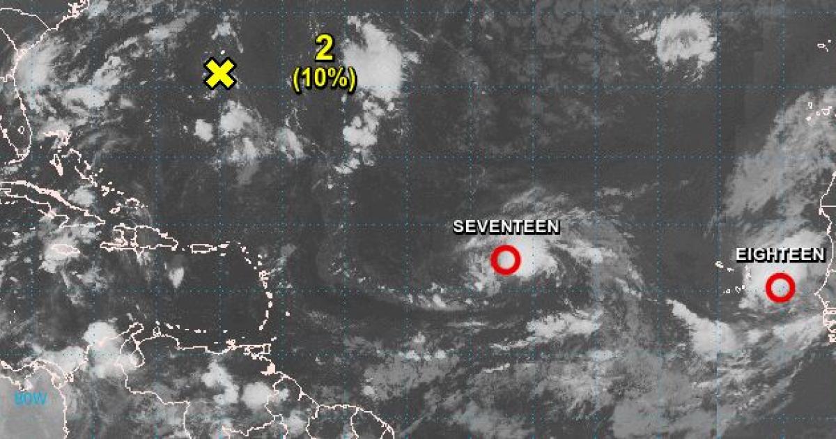     





Deux dépressions tropicales sur le bassin atlantique




