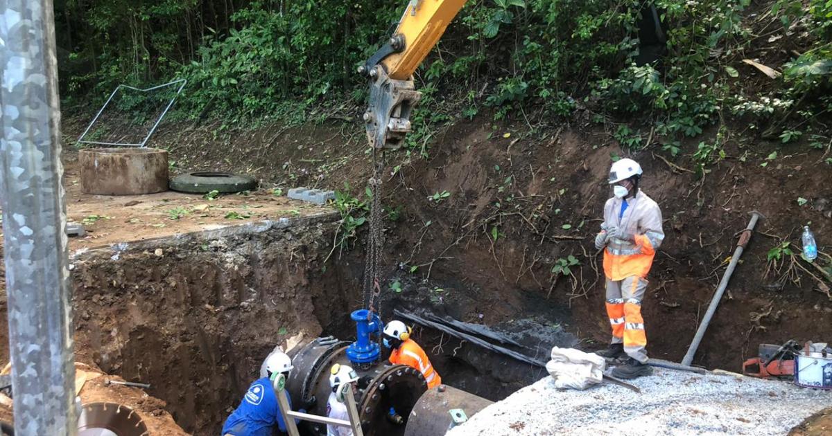 Canalisations d'eau de Fonds Saint-Jacques : les travaux touchent à leur fin