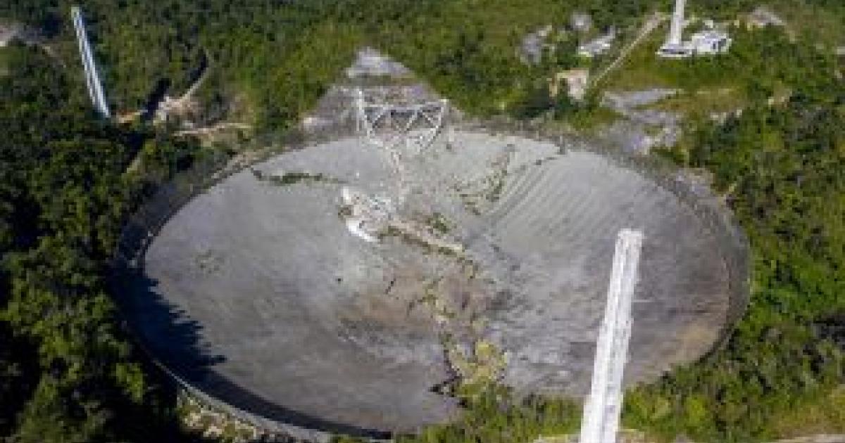 Porto Rico : le radiotélescope d'Arecibo s'est effondré