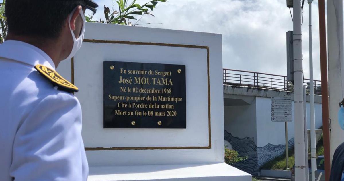 Hommage au sapeur-pompier volontaire José Moutama disparu il y a un an