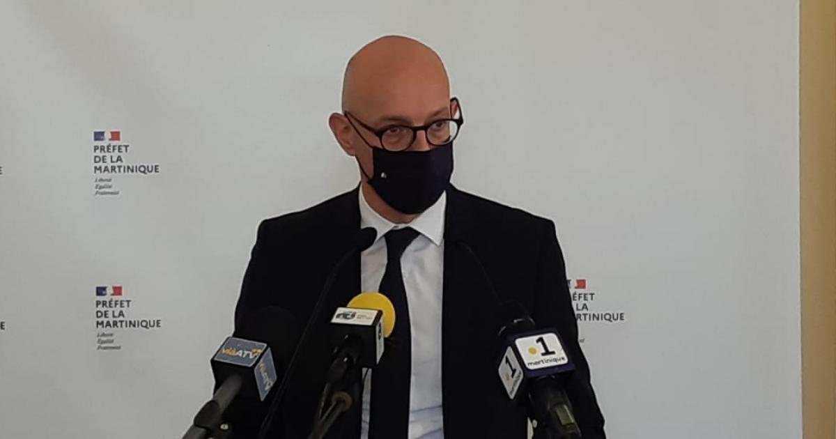 Suivez en direct l'allocution du préfet de la Martinique