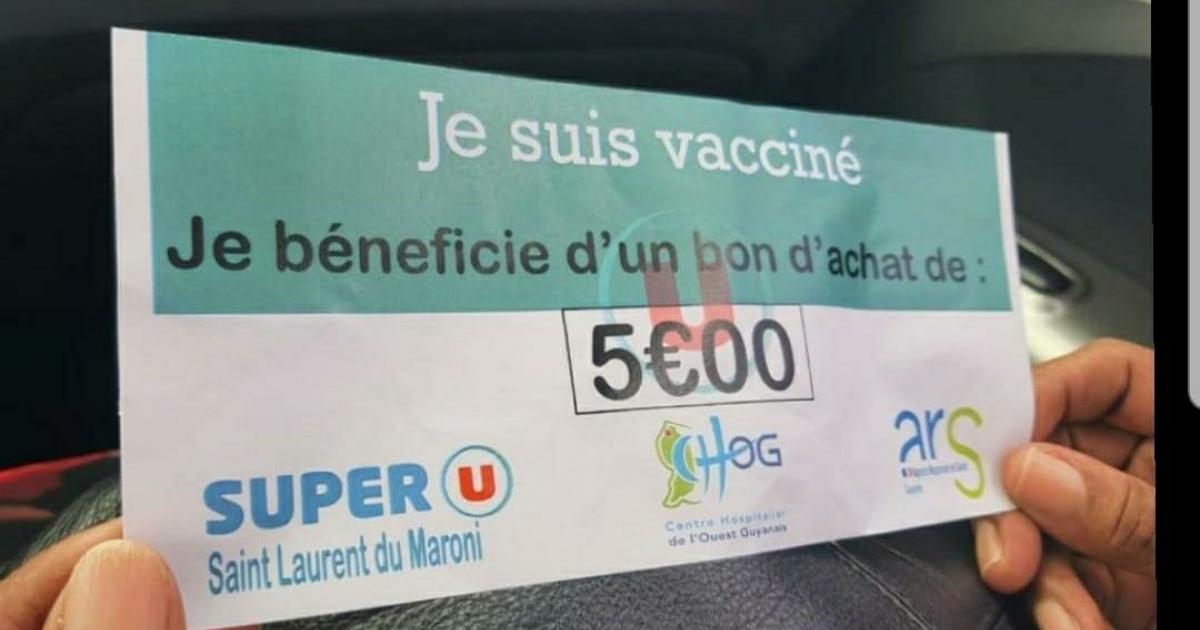 Vaccination : un hypermarché guyanais offre des bons d'achat aux personnes vaccinées