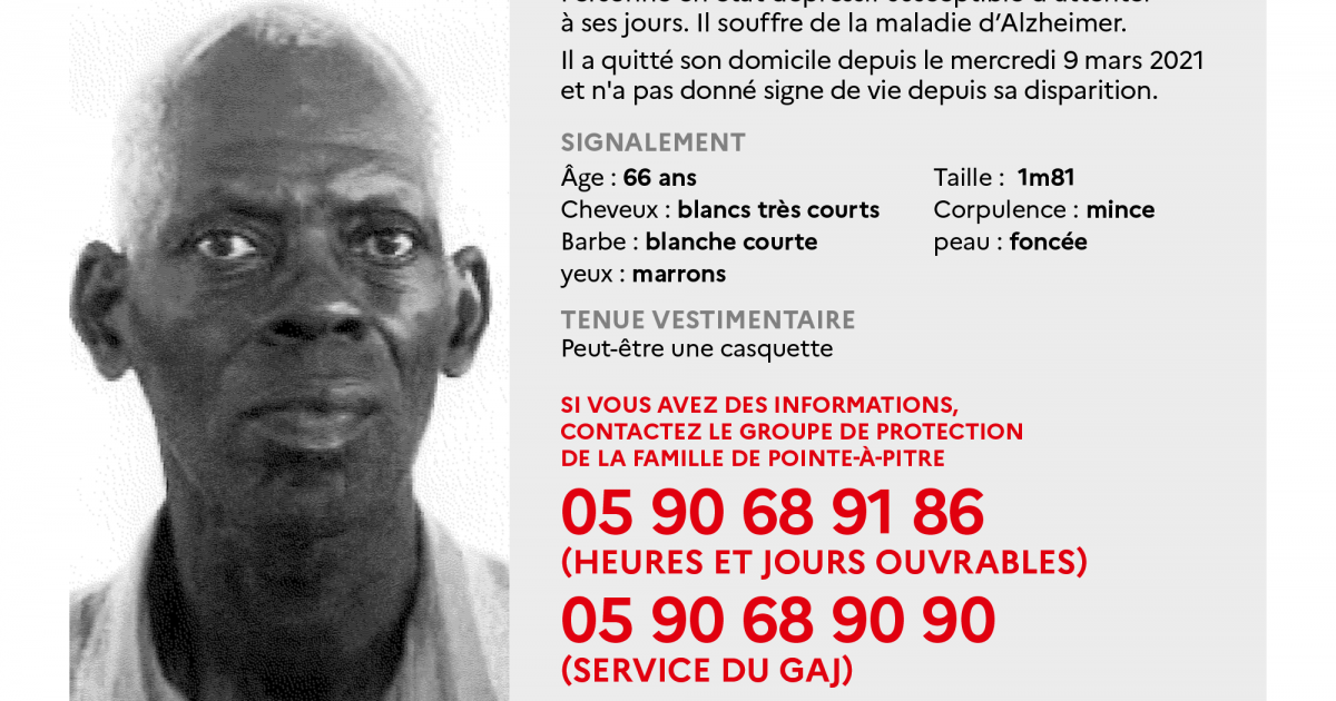Un homme de 86 ans porté disparu depuis un mois
