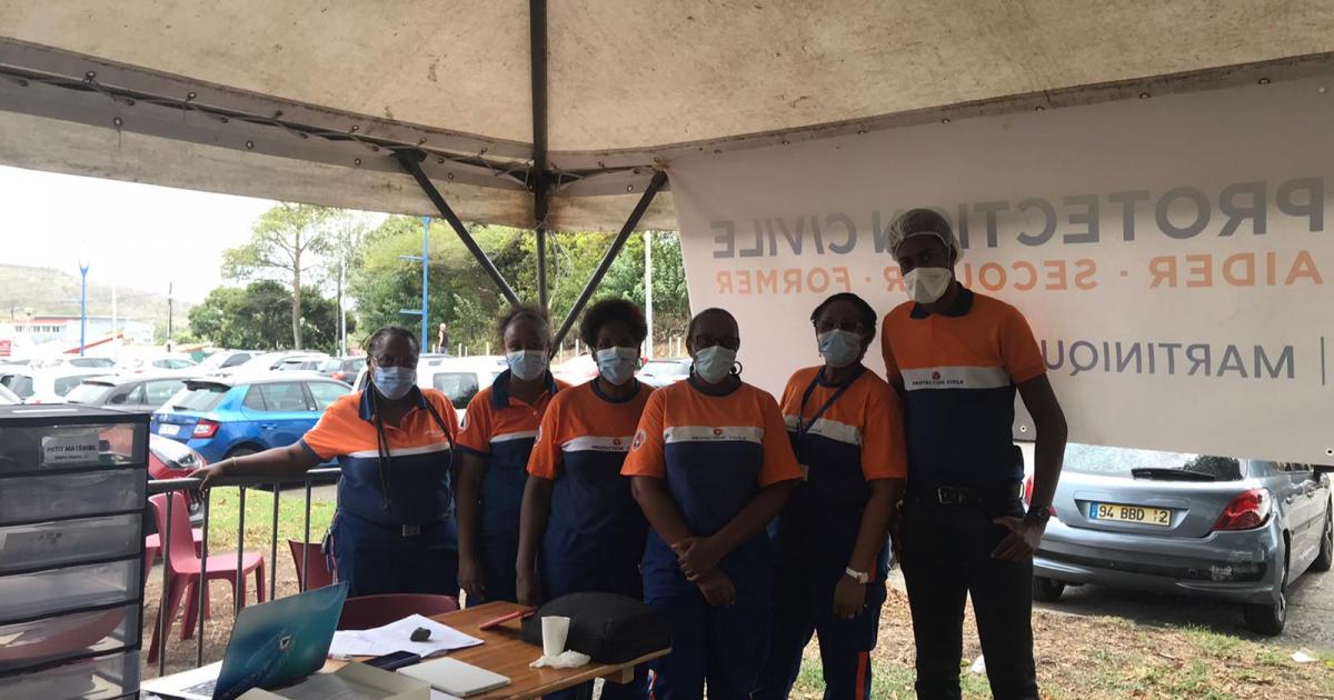 Rappel des gestes barrières : la Protection civile de Martinique est sur le terrain