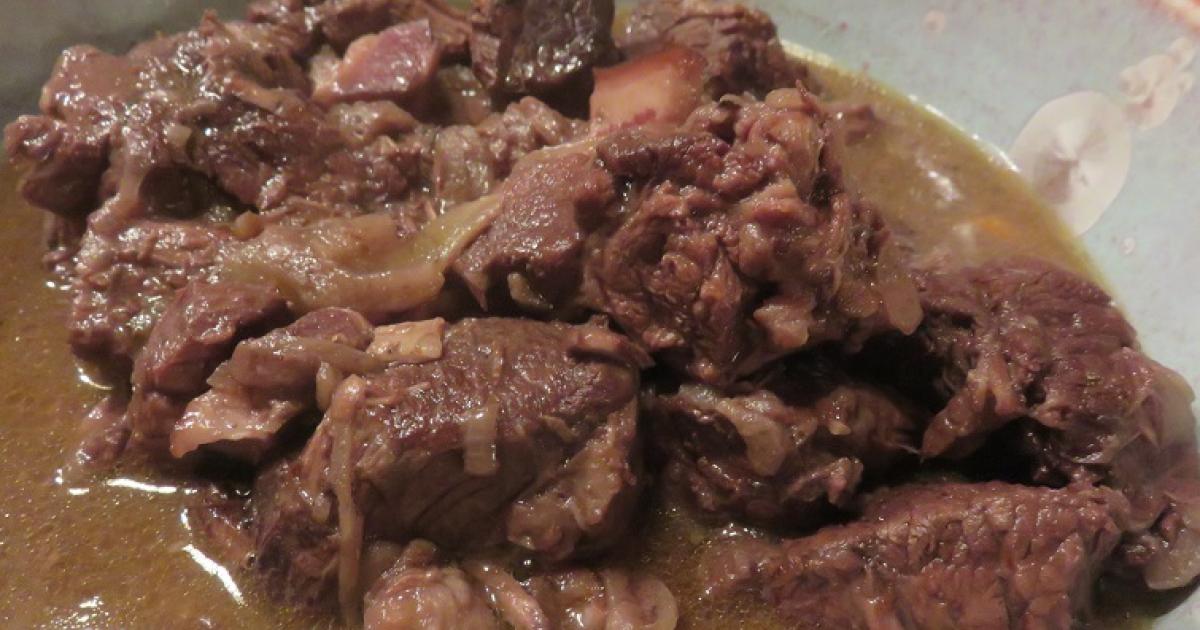 La recette du boeuf bourguignon du Rosini