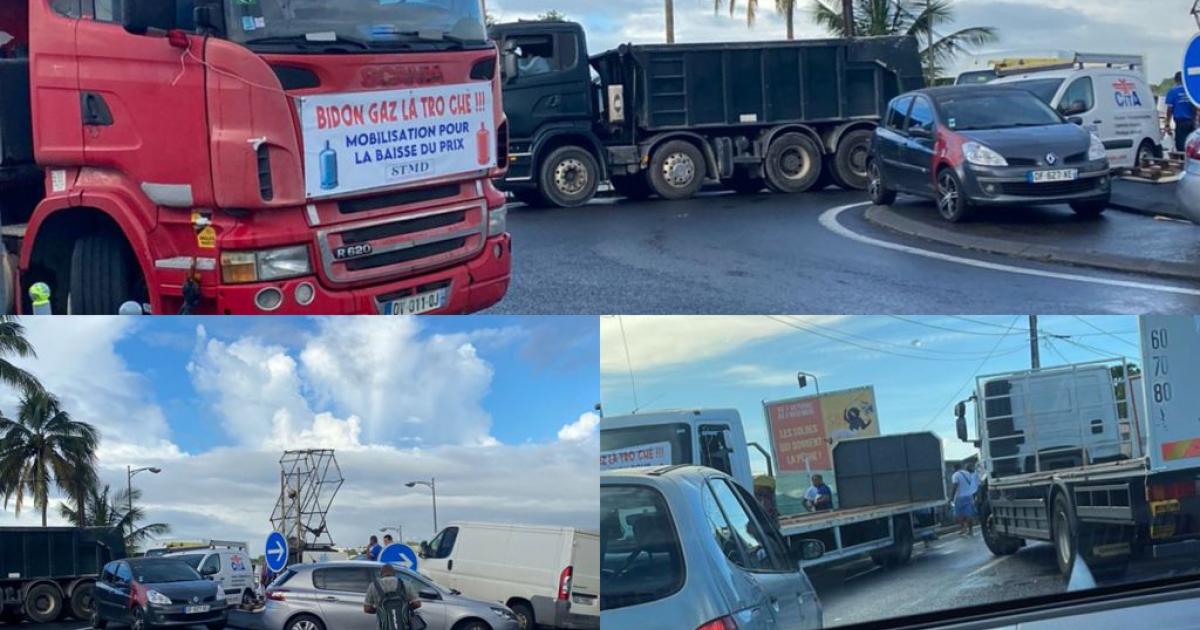 Des transporteurs bloquent les accès de la Sara pour dénoncer l'augmentation du prix du gaz