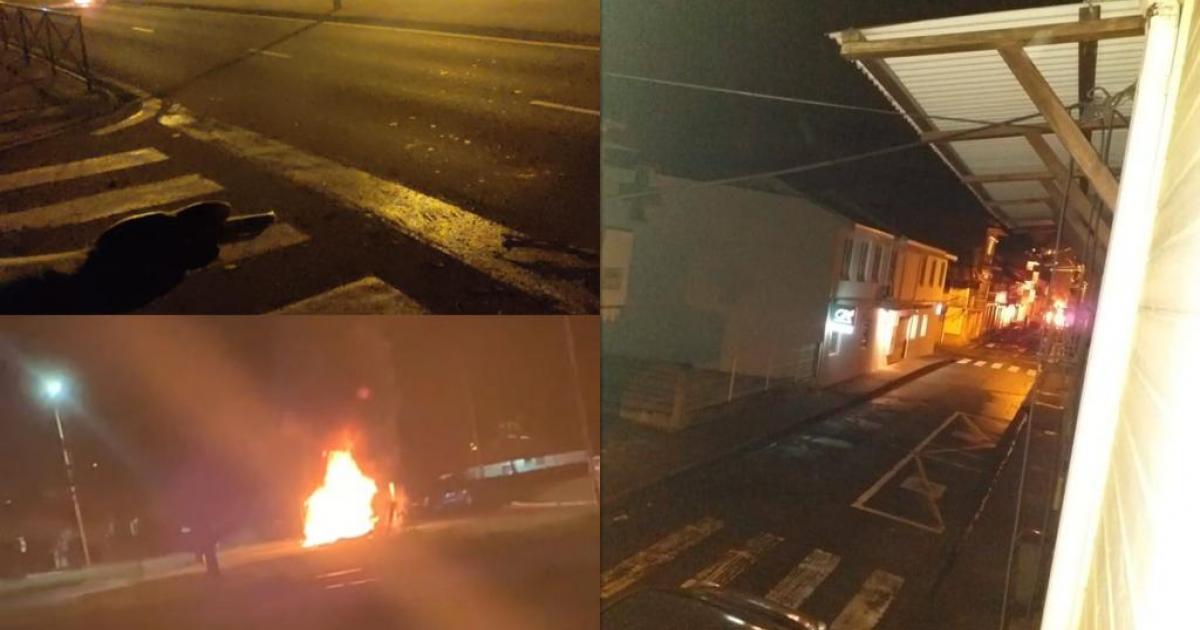 Pillages, tirs sur les forces de l'ordre, barrages enflammés sur les routes : début de nuit agité en Martinique