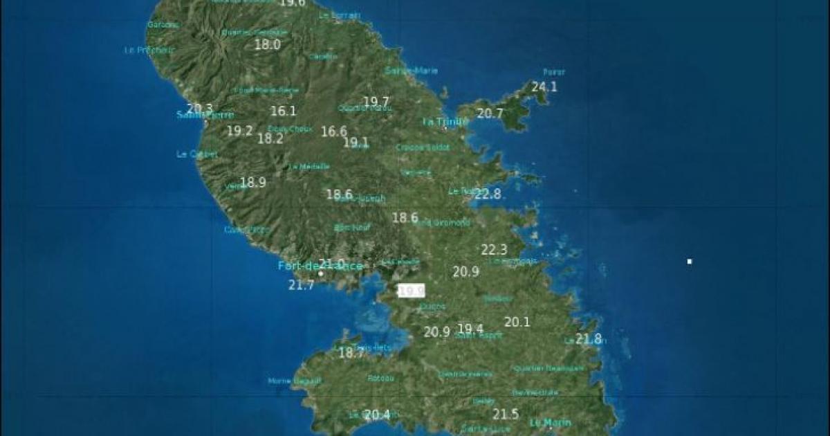     





Les nuits sont fraîches en Martinique en cette fin du mois de janvier




