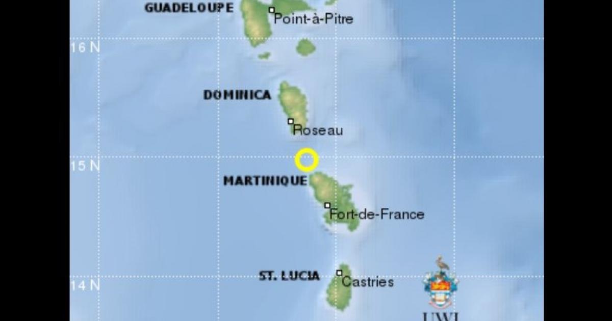 Un séisme au nord de la Martinique