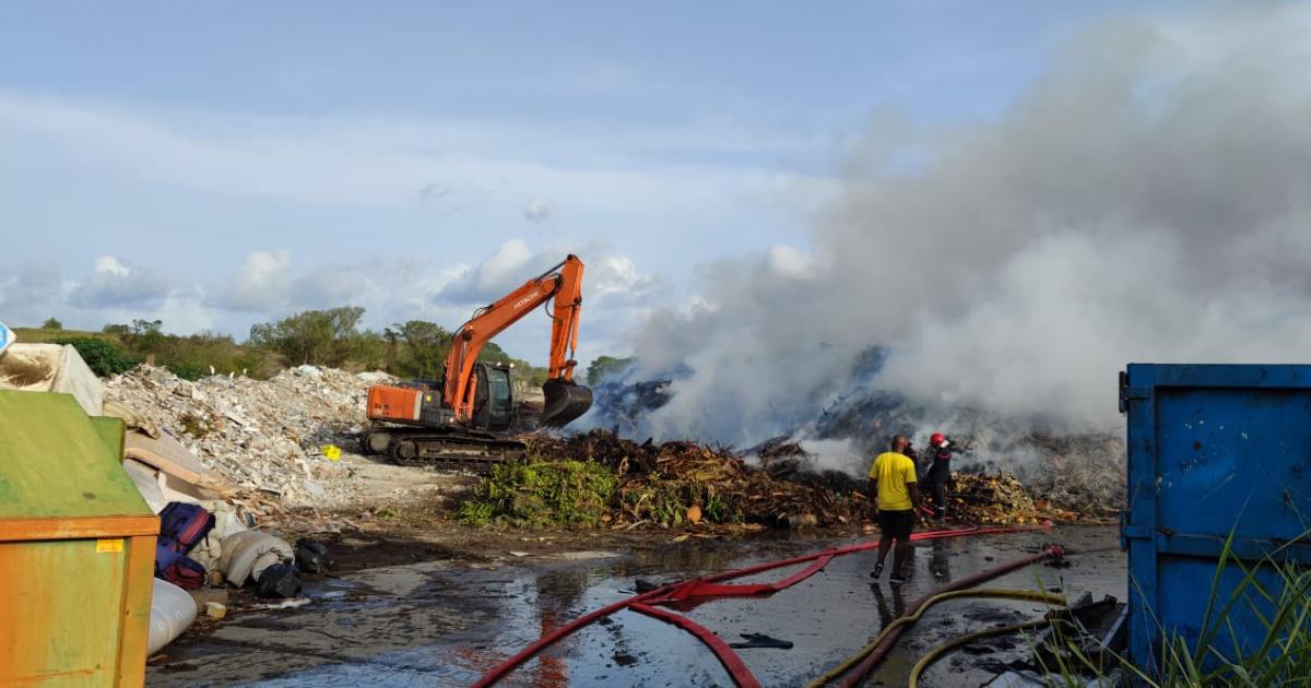 Nouvel incendie à la déchetterie Céron