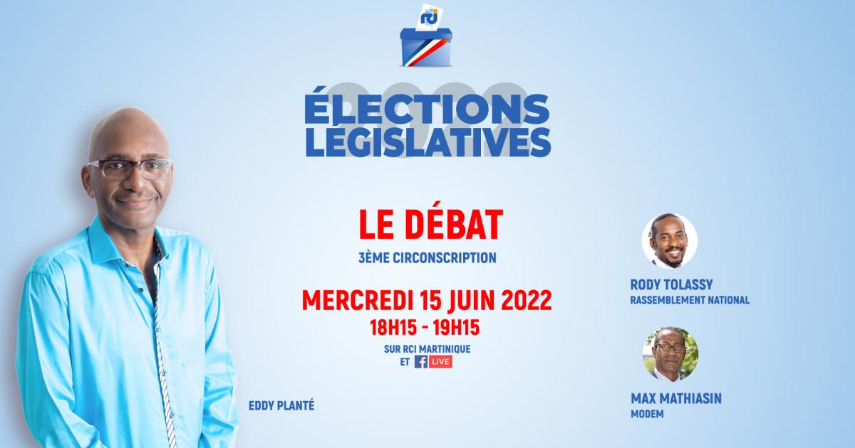     





[LIVE] Législatives 2022 : suivez le débat entre Rody Tolassy et Max Mathiasin qualifiés pour le second tour dans la 3ème circonscription




