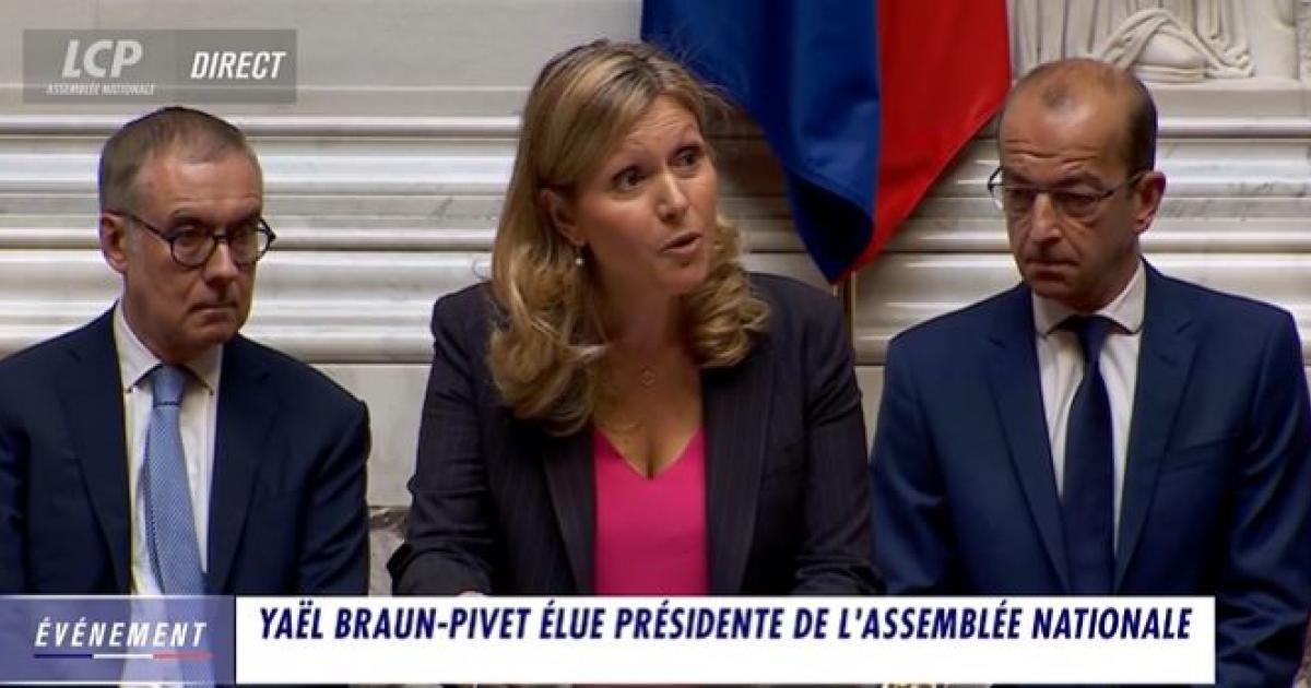     





Yaël Braun Pivet élue à la présidence de l'Assemblée Nationale




