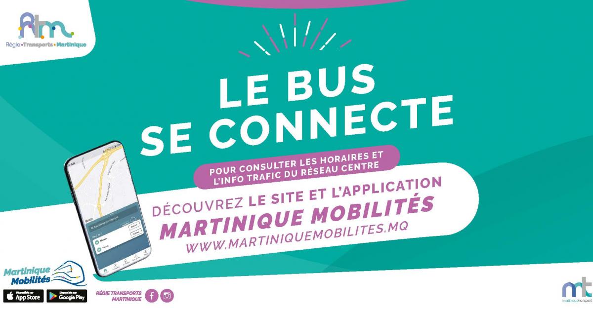 « Martinique Mobilités » : une application de Martinique Transport