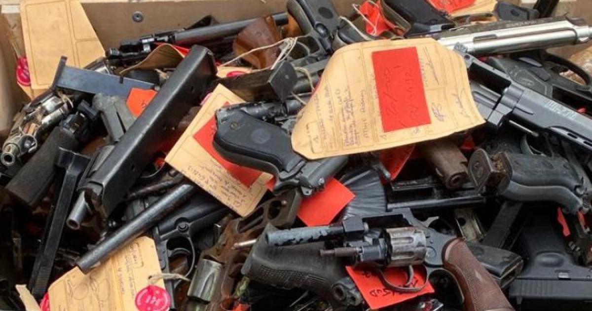 83 armes récupérées en Martinique dans le cadre de l'opération d'abandon simplifié
