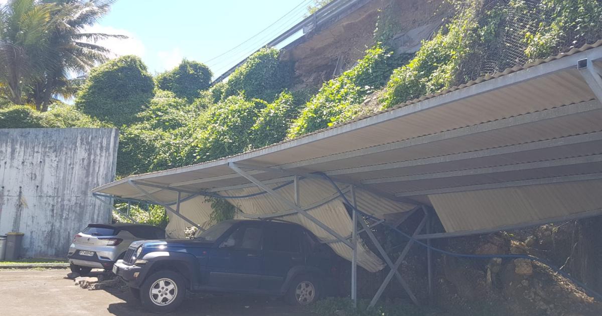 À Desrochers, des voitures bloquées par un glissement de terrain depuis quatre mois