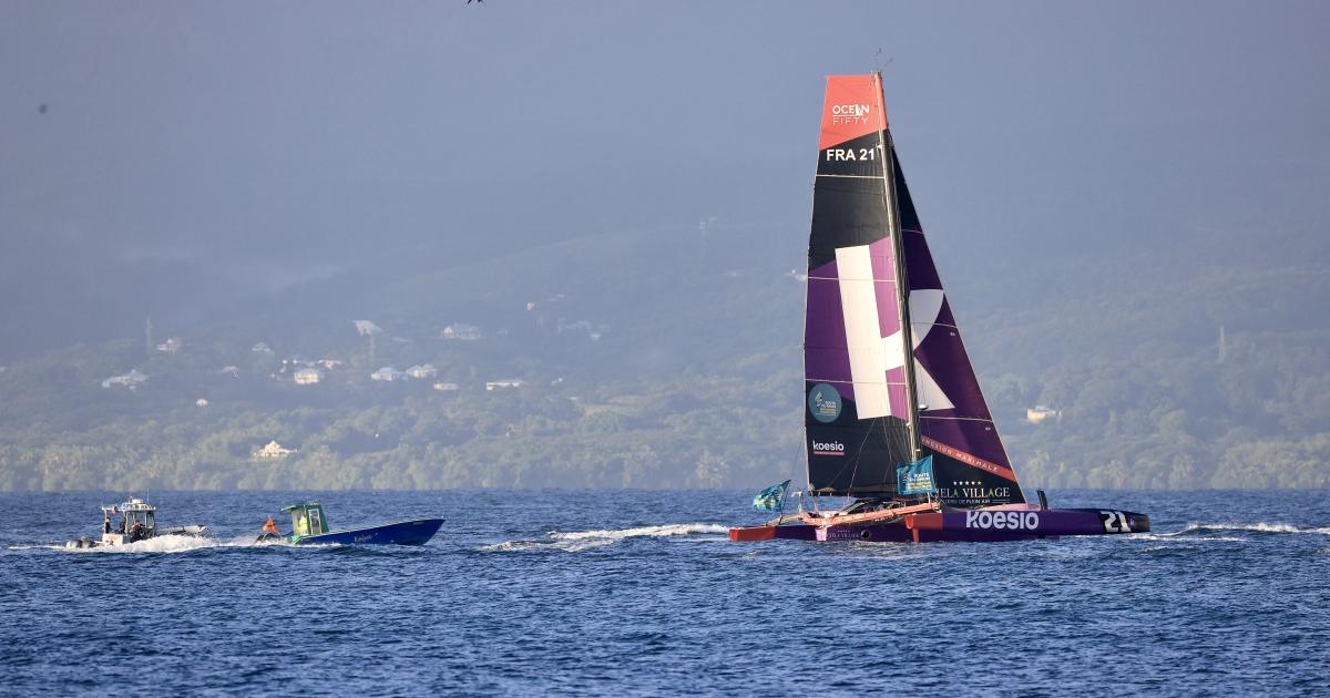 Erwan Le Roux, vainqueur de la catégorie Ocean Fifty