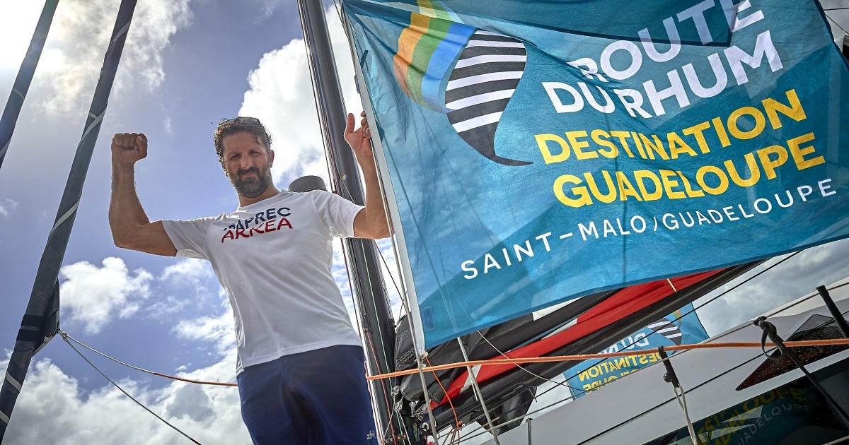 Route du Rhum : Yoann Richomme, vainqueur en Class40