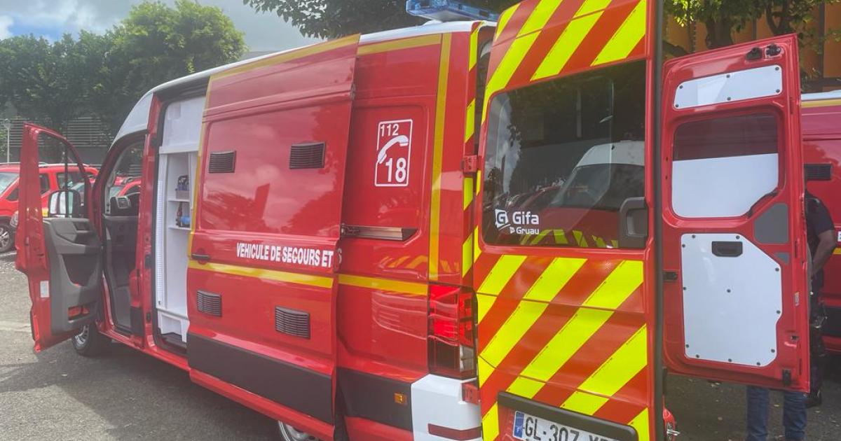 Un pilote de deux-roues dans un état grave après une collision avec une voiture