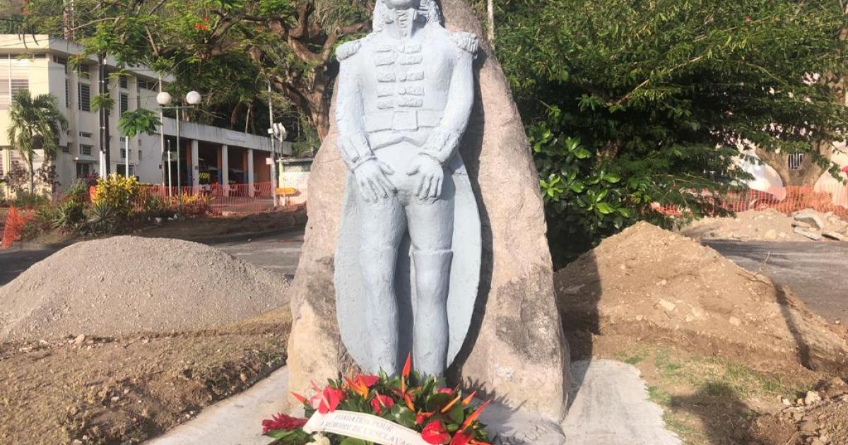 Un hommage à Louis Delgrès rendu à Saint-Pierre
