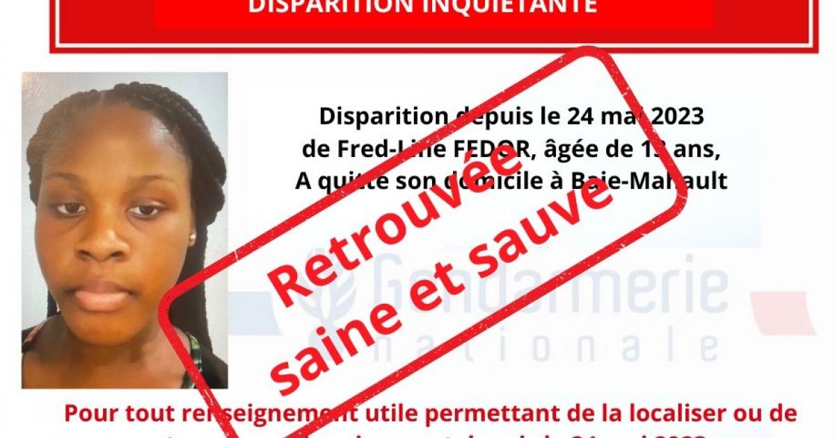 Fred-Line Fedor a été retrouvée saine et sauve