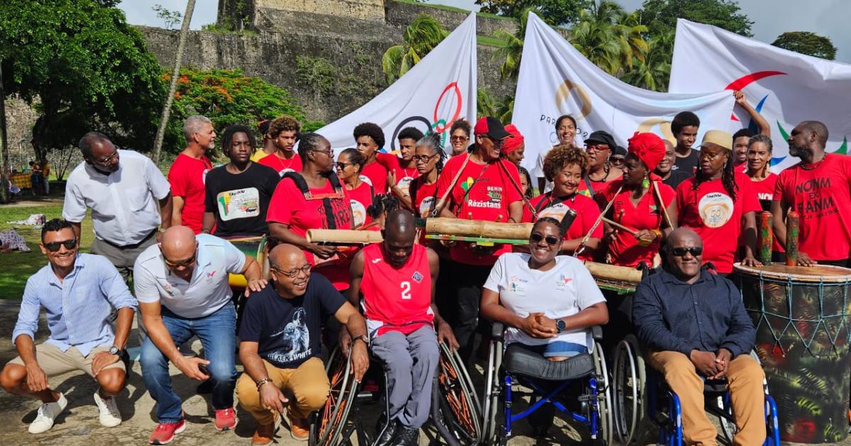 Jeux Olympiques 2024 : la tournée des drapeaux est en Martinique !