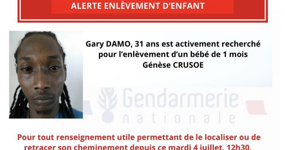 Un bébé d'1 mois enlevé par son père à Petit-Bourg