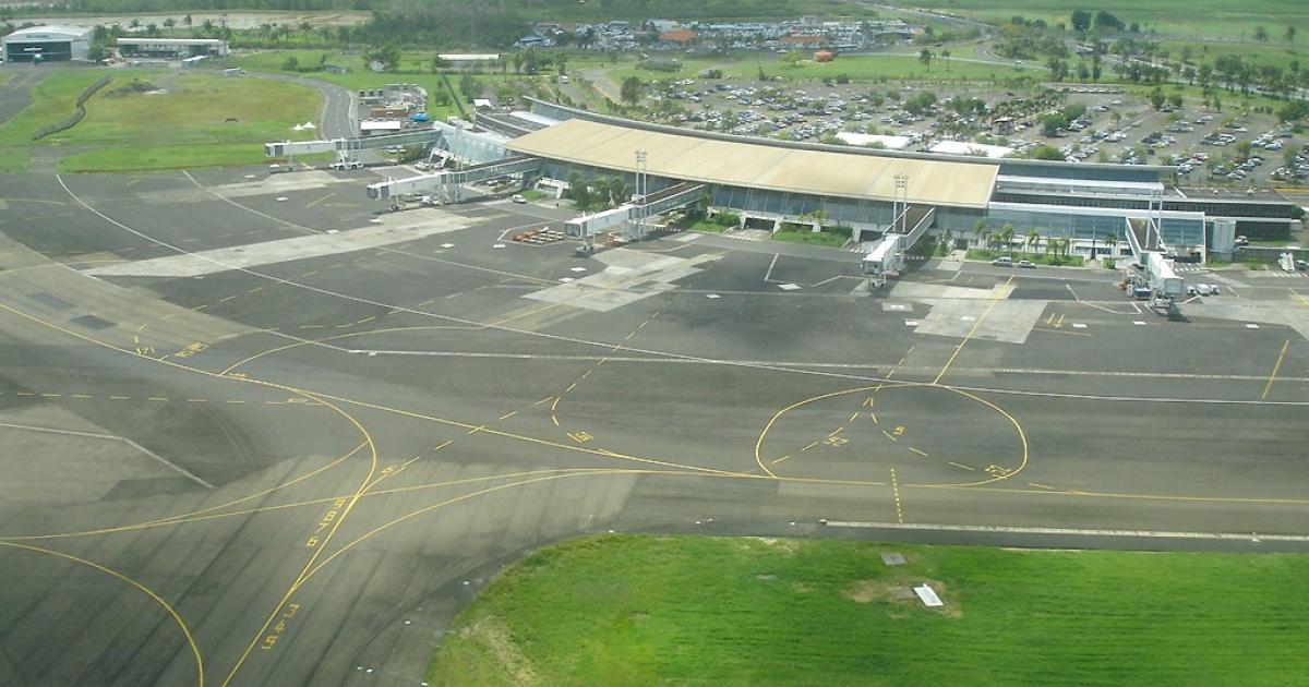 Atterrissage compliqué pour un avion à l’aéroport Martinique Aimé-Césaire