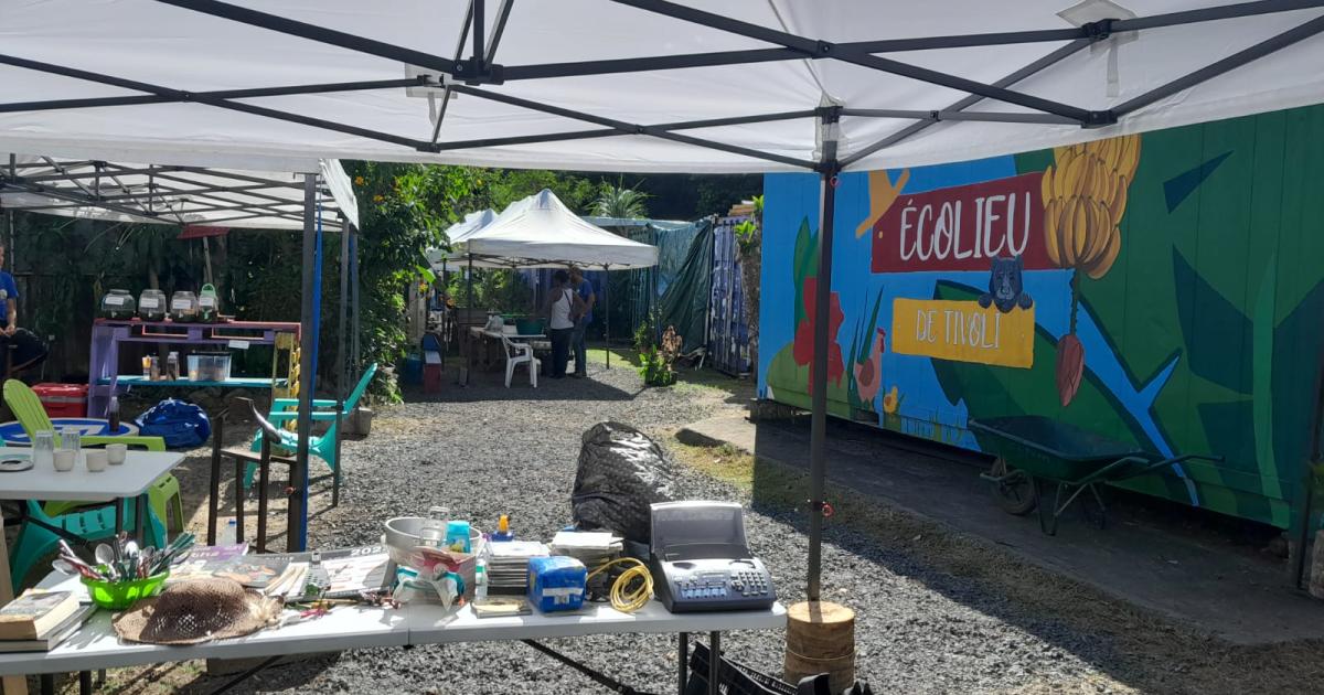 Un mini marché sous le thème du Zéro Gaspi
