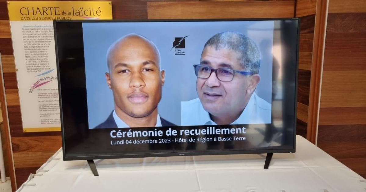     





Crash aux Saintes : la Région Guadeloupe salue ses deux agents décédés avec beaucoup d'émotion




