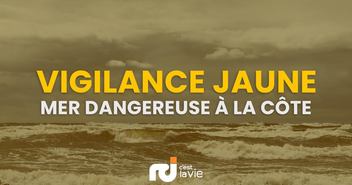 Le nord de la Martinique en Vigilance Jaune pour « Vagues-submersion »