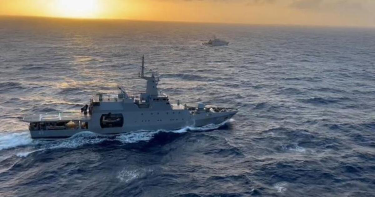 "La Combattante" s'exerce aux côtés de la marine colombienne