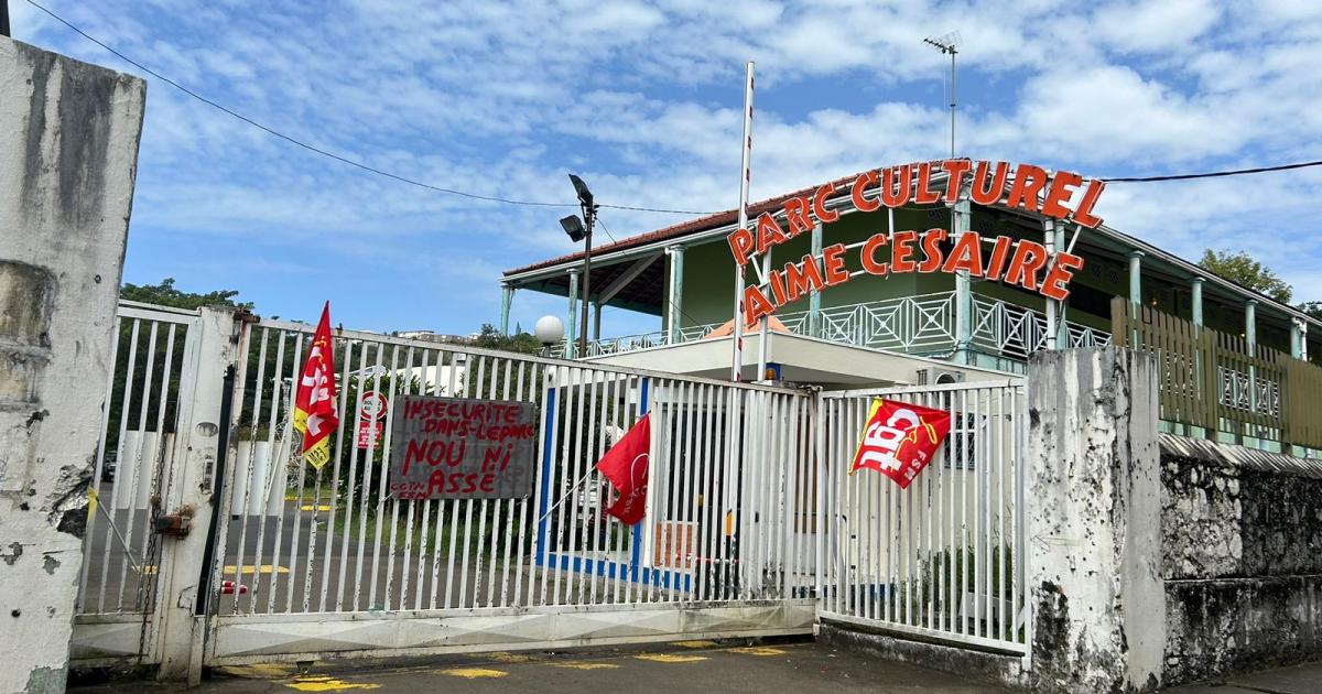 Fin du droit de retrait des agents du parc culturel Aimé Césaire à Fort-de-France