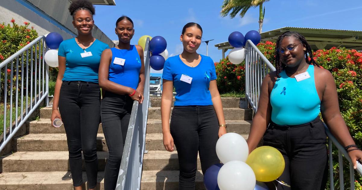 Au lycée Frantz Fanon des élèves ont mené une journée de sensibilisation contre le cancer de la prostate