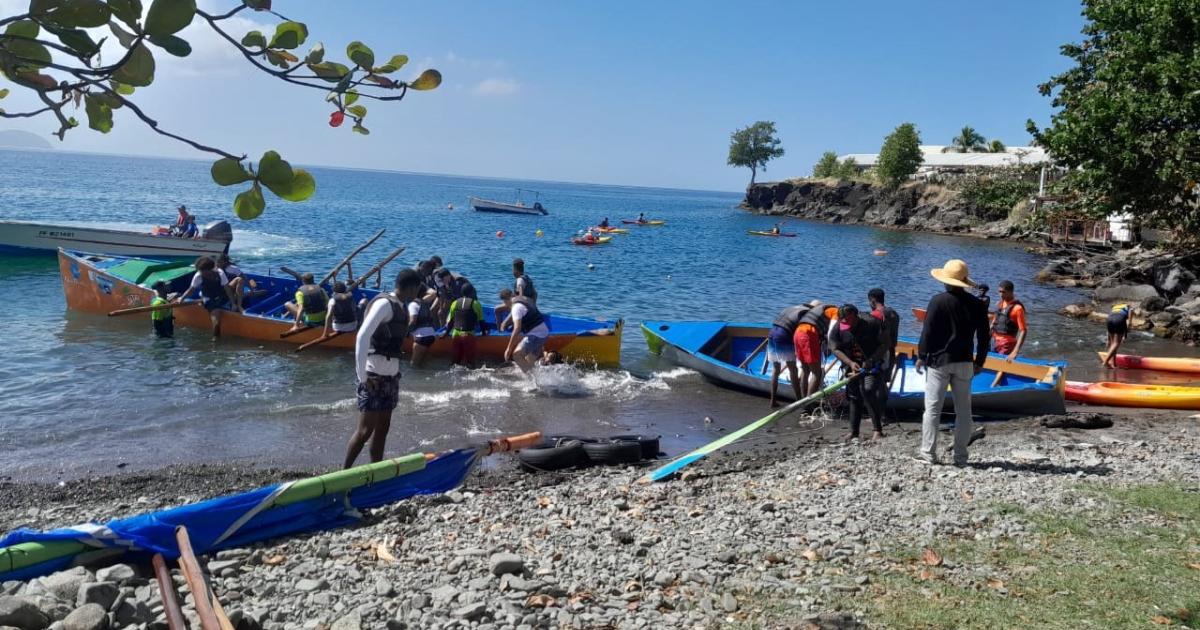 Inauguration d’une école de voile traditionnelle à Fort-de-France
