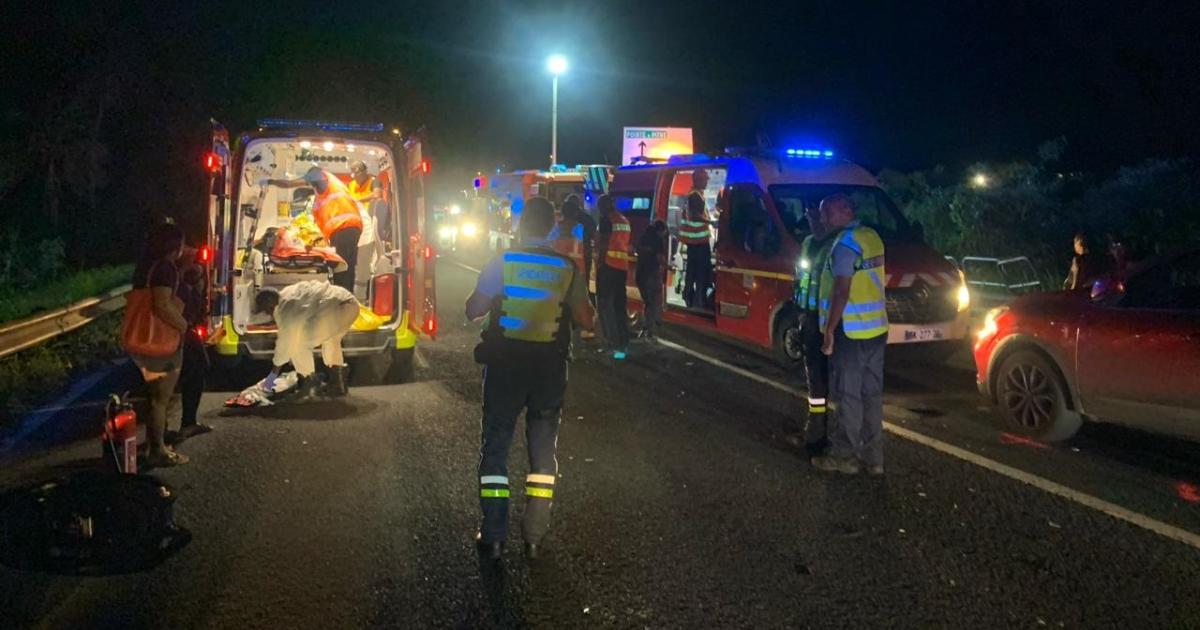 Huit blessés dont trois graves dans un accident à Goyave