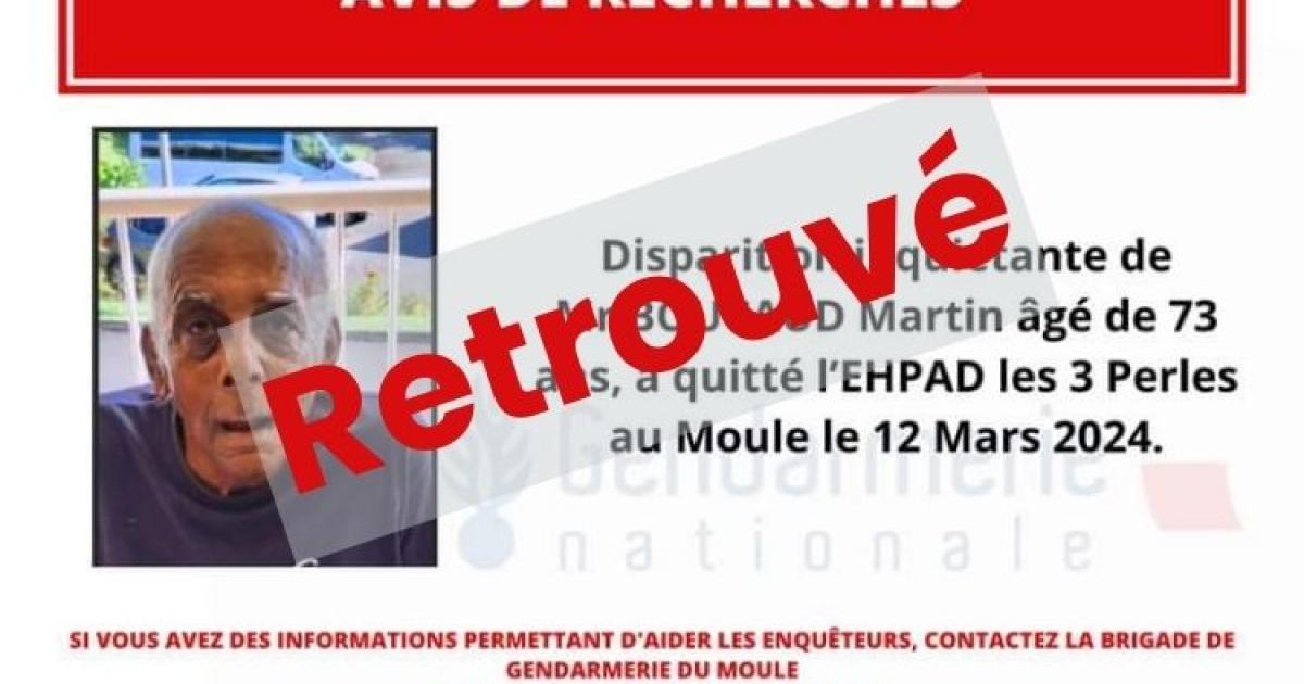 Martin Boucaud a été a été retrouvé sain et sauf